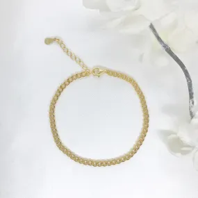 18k/925 Vermeil Chain Bracelet