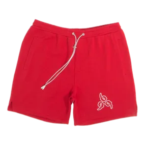 999 TERRY SHORT RED