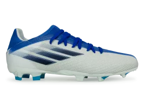 adidas Kids X Speedflow.3 FG White/Navy/Sky Blue