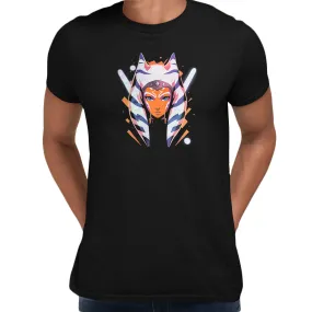 Ahsoka Tano T-shirt Black Star Wars Birthday Gift TV Series Unisex T-Shirt