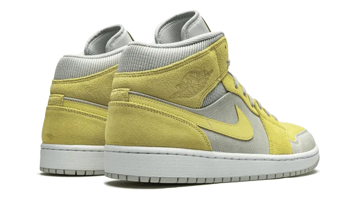 Air Jordan 1 Mid Mixed Textures Yellow