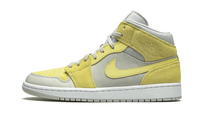 Air Jordan 1 Mid Mixed Textures Yellow