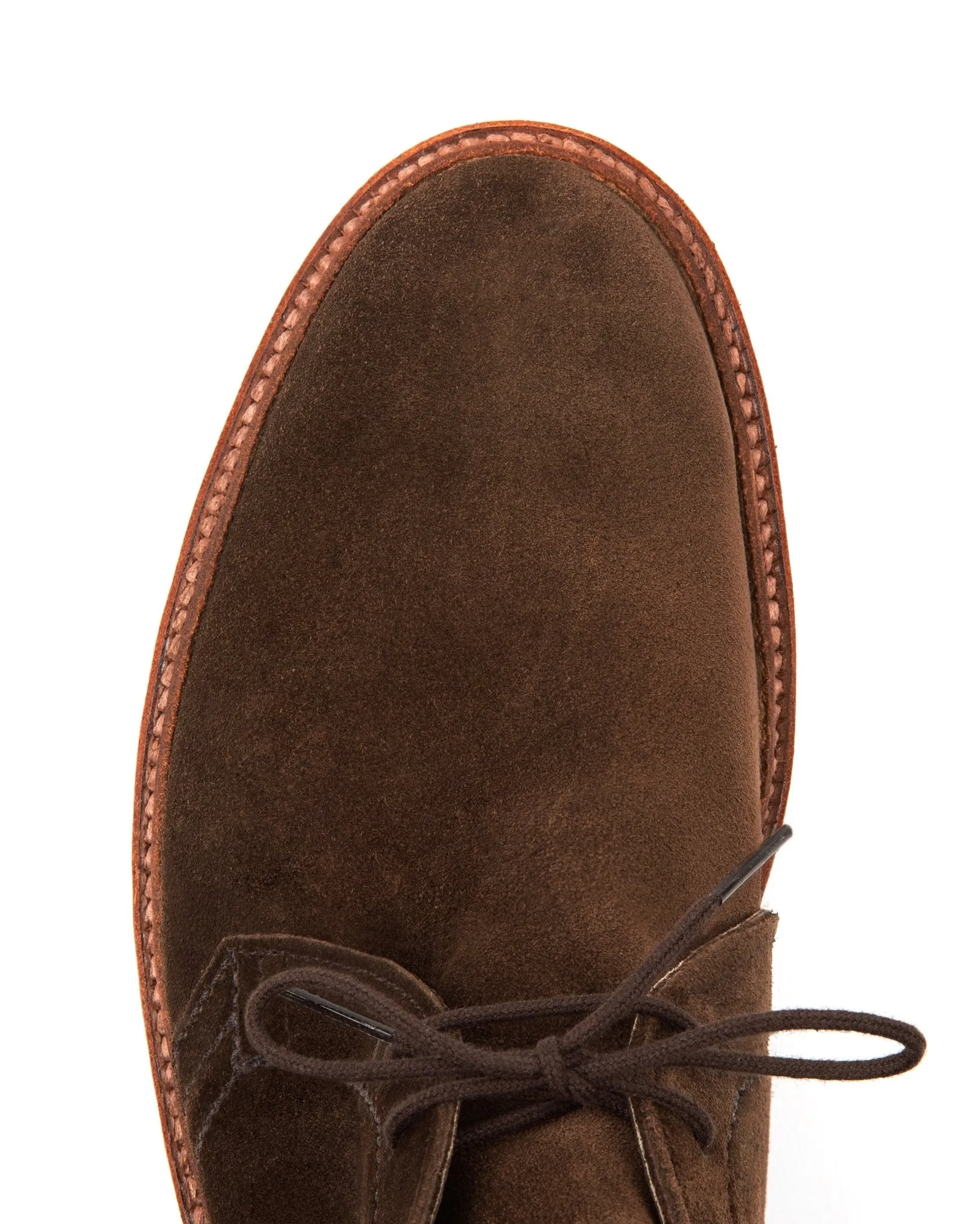 Alden Unlined Suede Chukka Boot: Dark Brown 1492