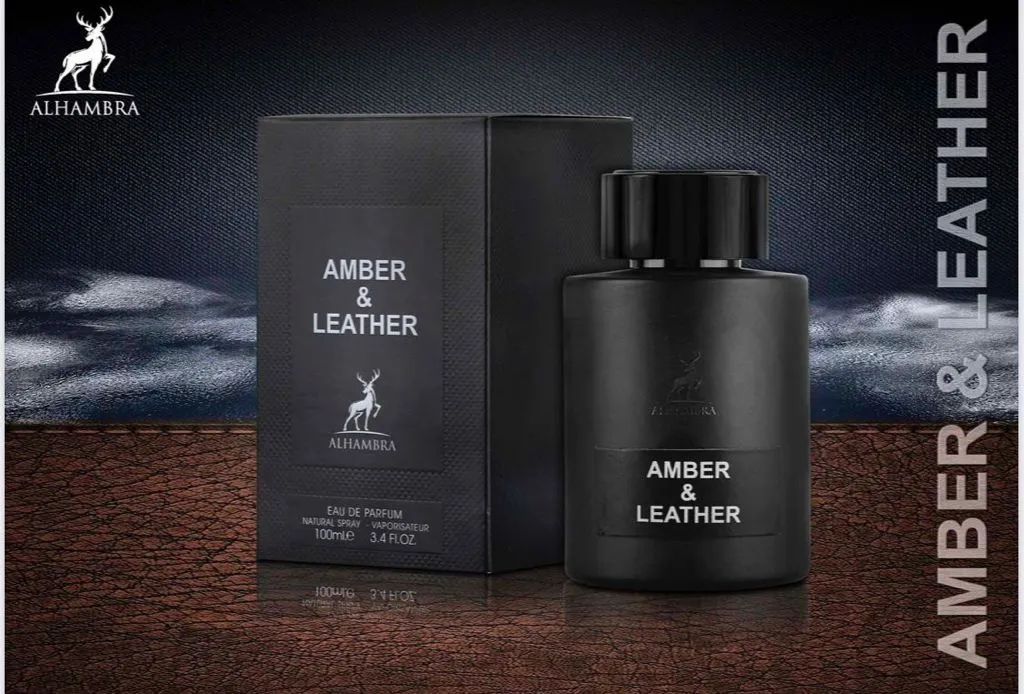 Amber Leather EDP 3.4 oz 100 ml Men