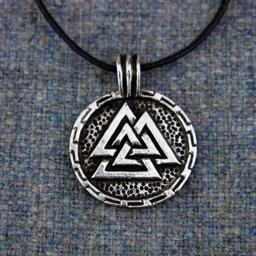 Asgard Round Valknut Pendant