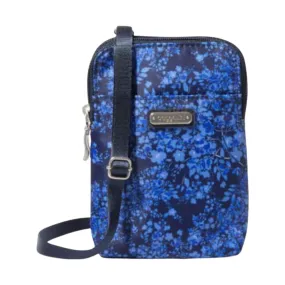 Baggallini Take Two RFID Bryant Crossbody - Ink Hydrangea