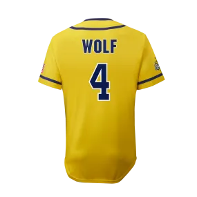 Bananas Mat Wolf #4 EvoShield Jersey - Yellow