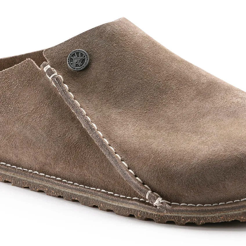 BIRKENSTOCK Men's Zermatt Premium Suede Leather (Gray Taupe - Wide Fit)