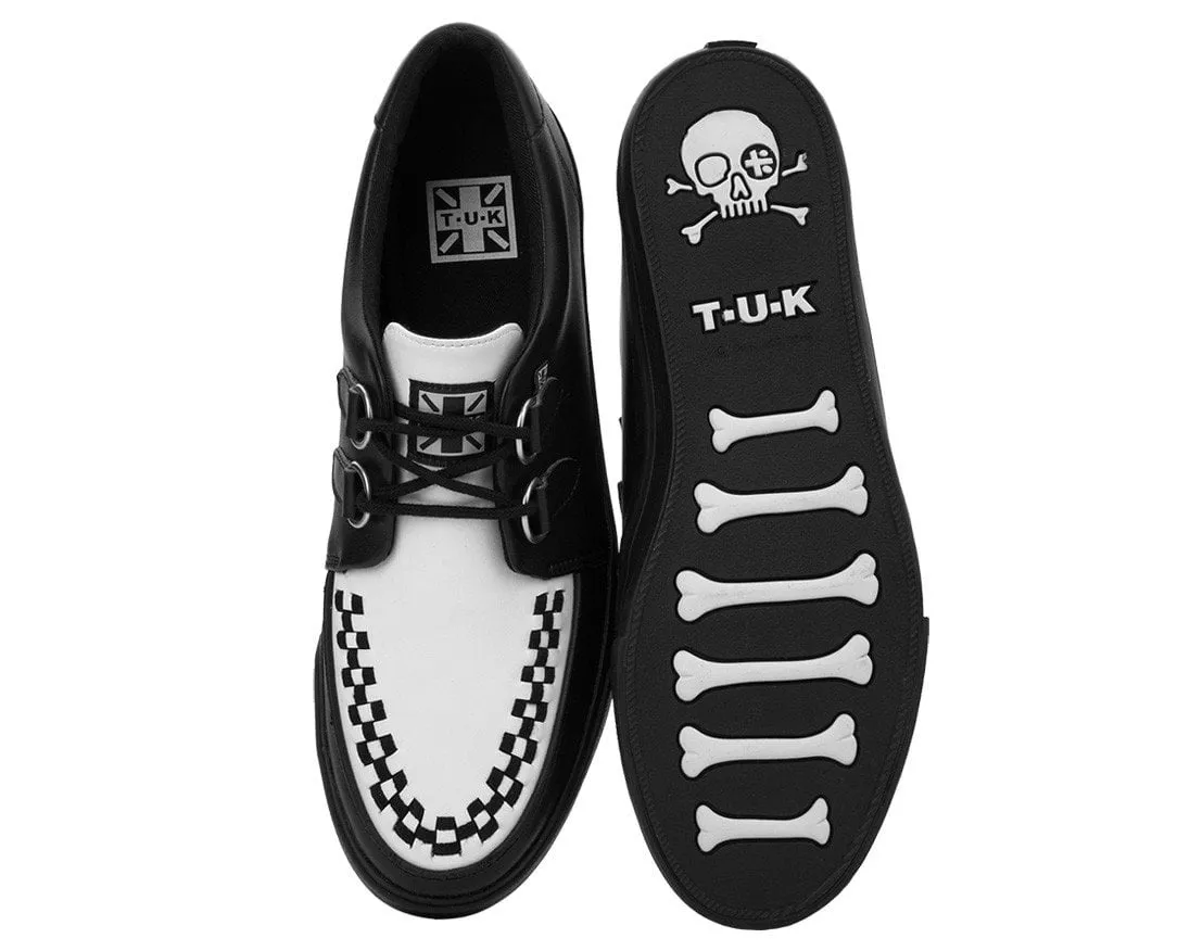 Black & White D-Ring Sneaker