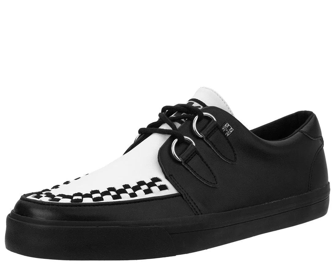 Black & White D-Ring Sneaker