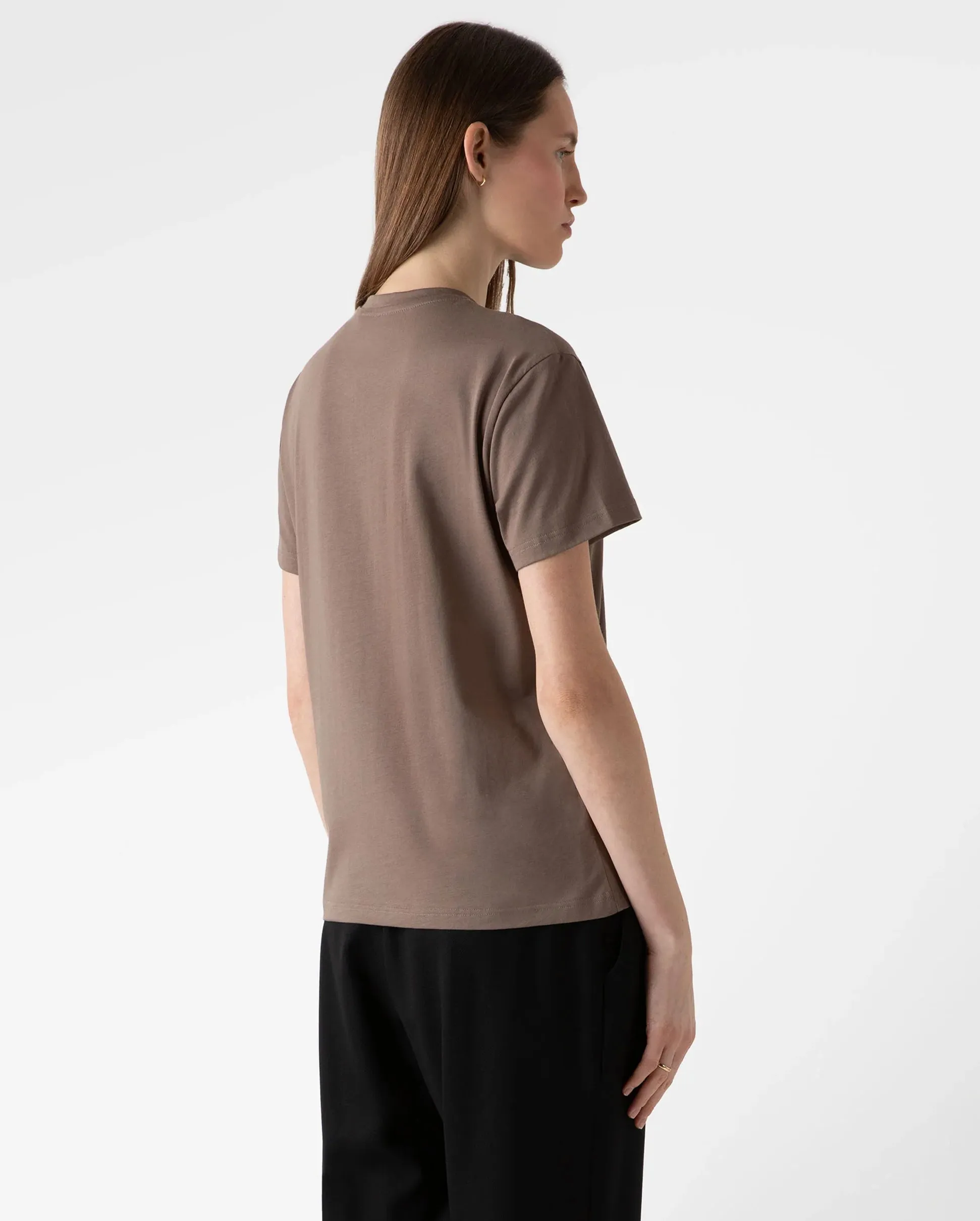 BOY-FIT CREW NECK T-SHIRT / CEDAR