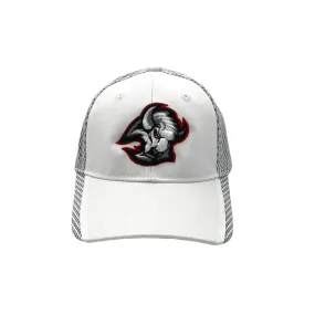 Buffalo Sabres White Mesh Goat Head Adjustable Hat