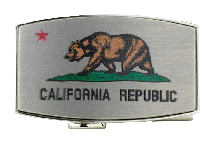 California Dreamin' Bear Dress Buckle, Fits 1 3/8 Straps