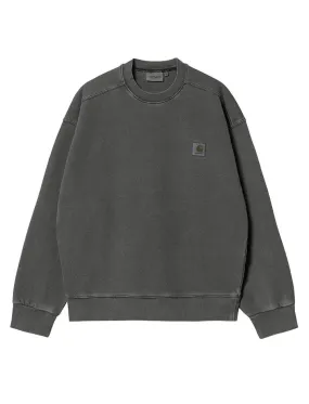 Carhartt WIP Nelson Sweatshirt Black Garment Dyed