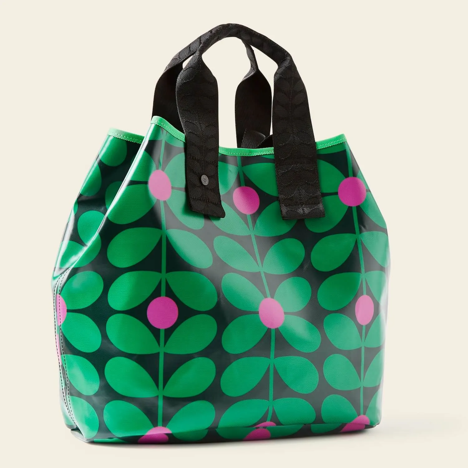 Carryall Large Tote - Sixties Stem Emerald