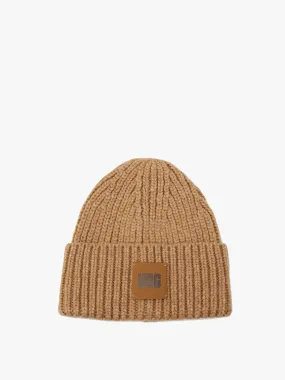 CHUNKY RIB BEANIE - CAMEL