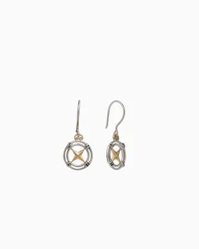 Compass Drop Earrings