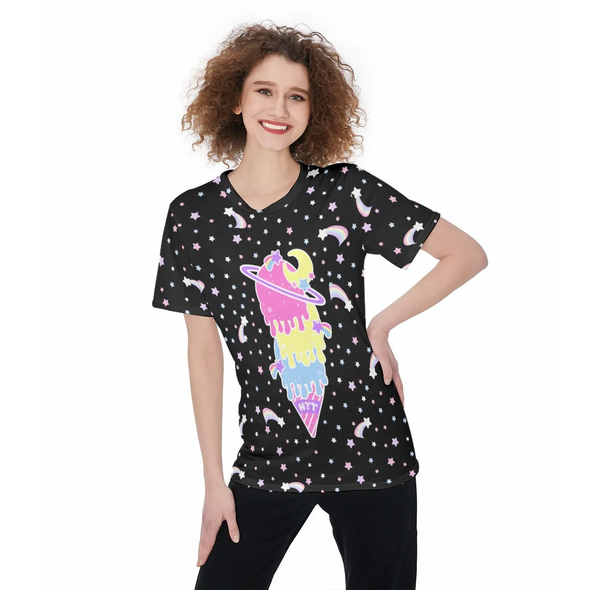 Cosmic Ice Cream Black Tee