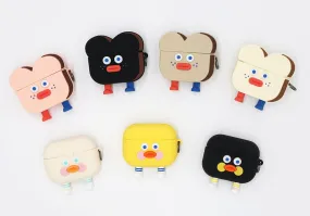 Cute Toast Duck Characters Airpods Pro Cases Accessory Silicone Protect Apple Gadget Accessories