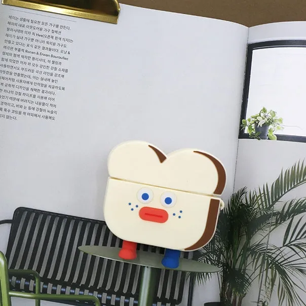 Cute Toast Duck Characters Airpods Pro Cases Accessory Silicone Protect Apple Gadget Accessories