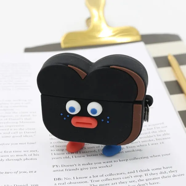 Cute Toast Duck Characters Airpods Pro Cases Accessory Silicone Protect Apple Gadget Accessories