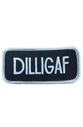 Dilligaf Send a Message Patch 4”x 1 3/4”