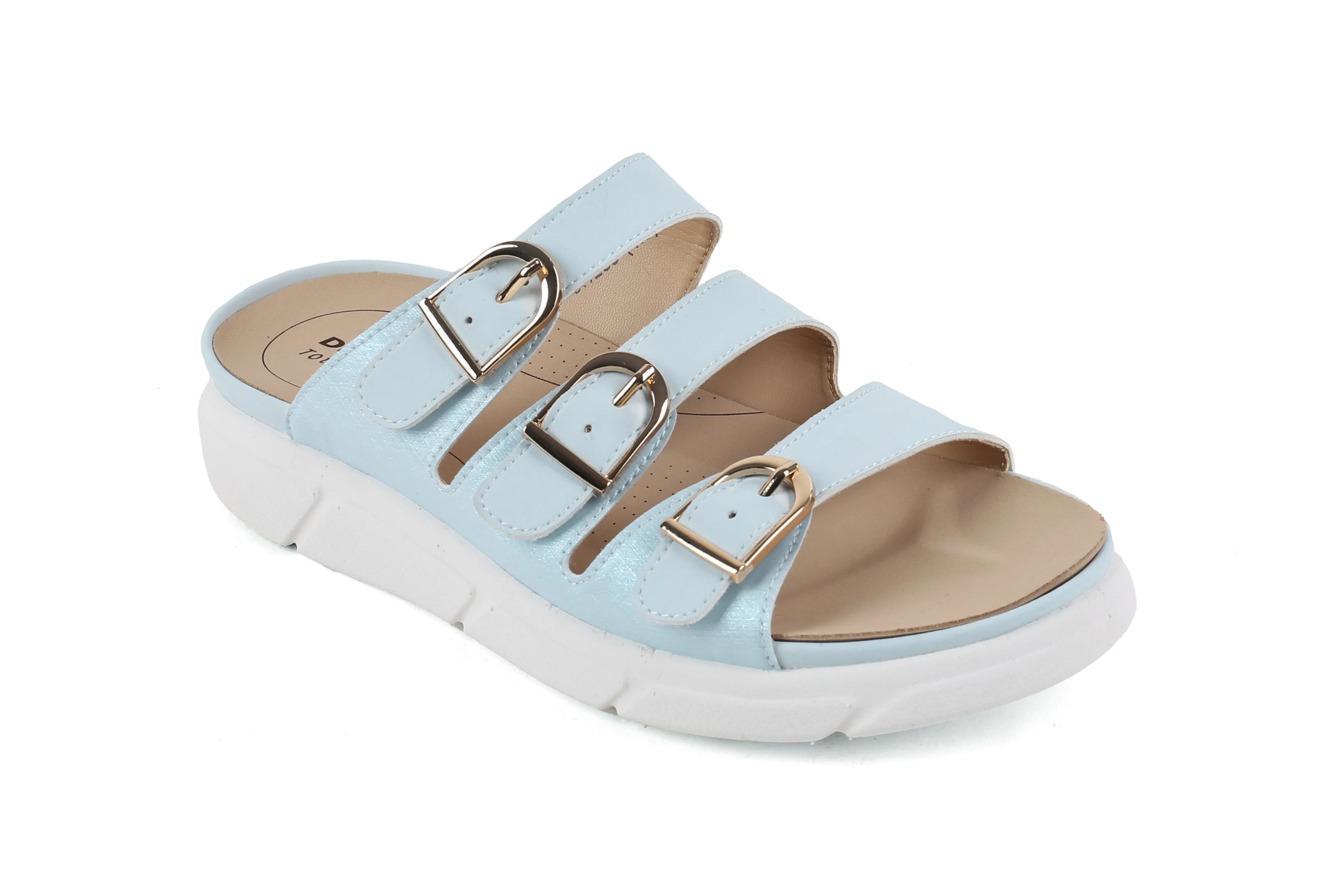 DR.KONG WOMEN REMOVABLE INSOLE SANDALS DK-S8000436-LBU(RP : $169)