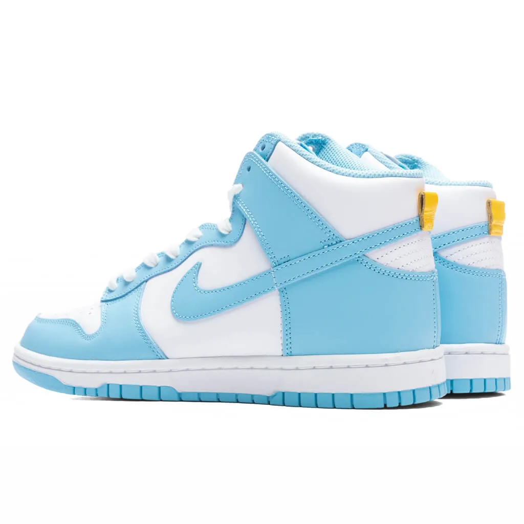 Dunk High Retro ‘Blue Chill’ - Blue Chill/White/Amarillo