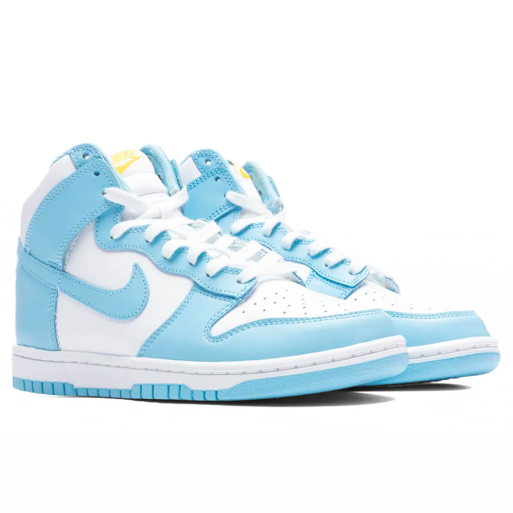 Dunk High Retro ‘Blue Chill’ - Blue Chill/White/Amarillo