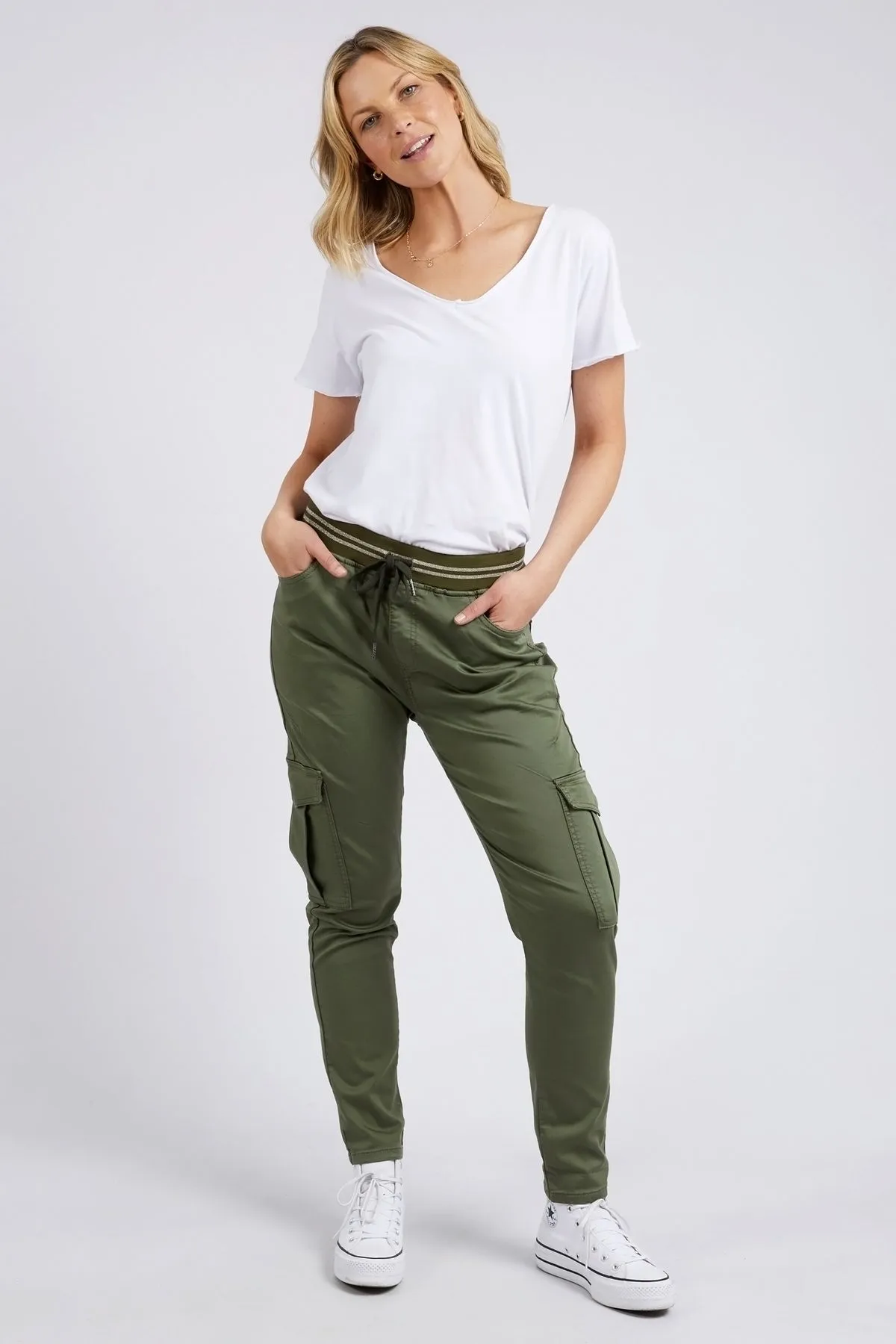 Elm Margo Cargo Jogger - Four Leaf Clover