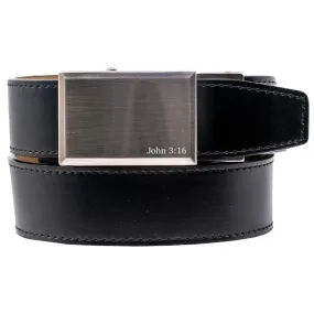 Faith 3:16 Nickel Black Belt