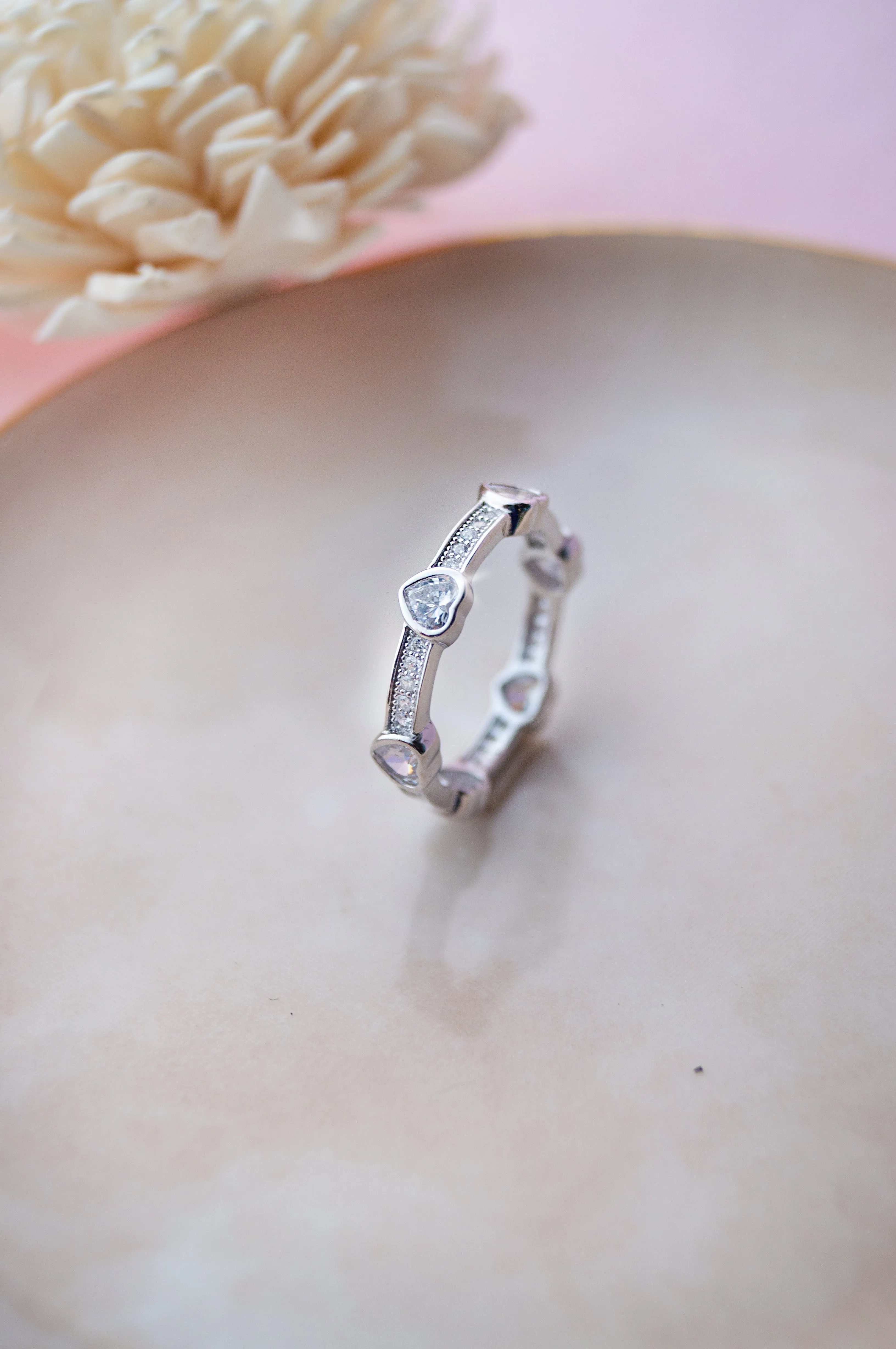 Forever Heart Sterling Silver Ring