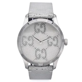 Gucci G-Timeless 126.4 GG Motif Hologram Dial Quartz Unisex Watch   Case