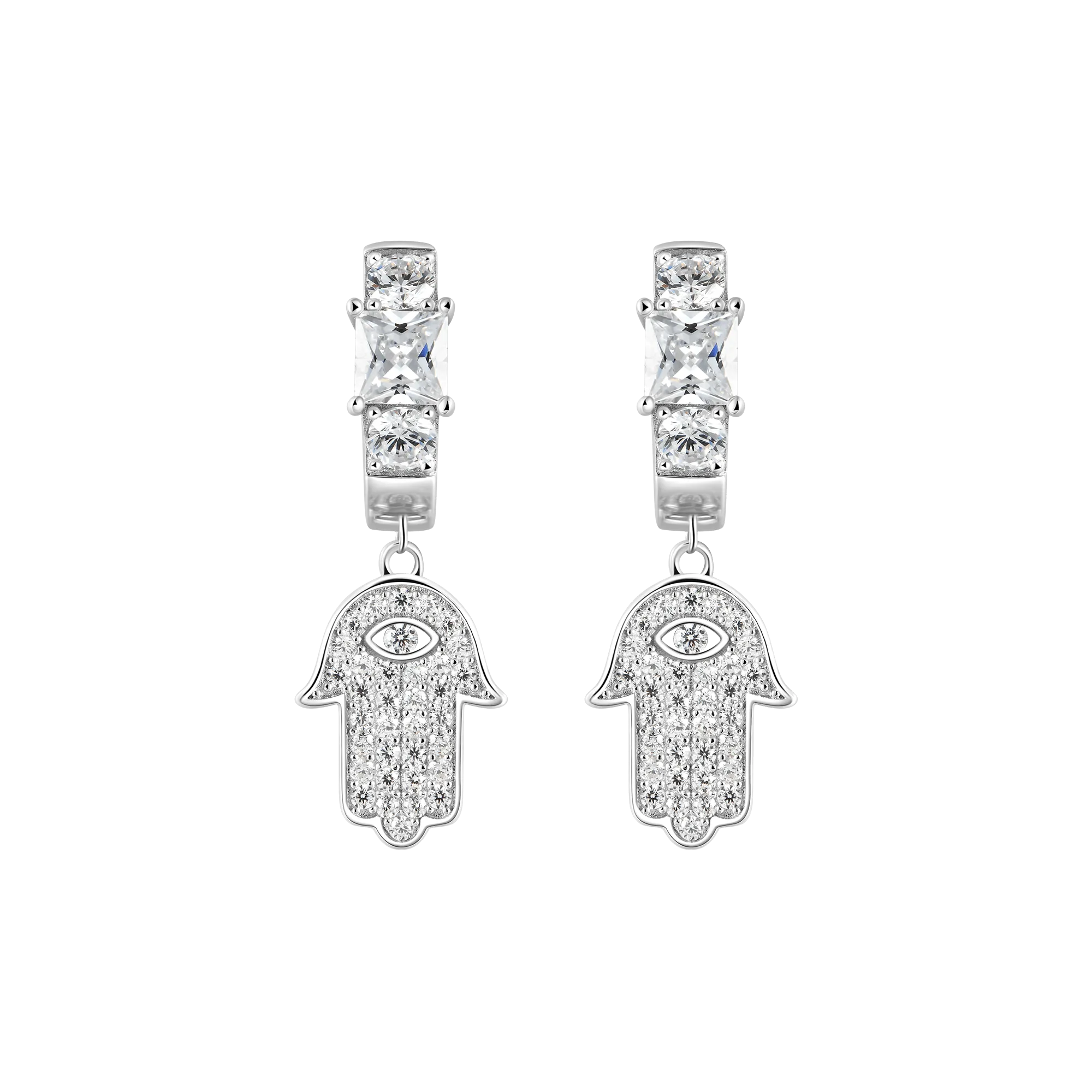 Hamsa Dangly Earring