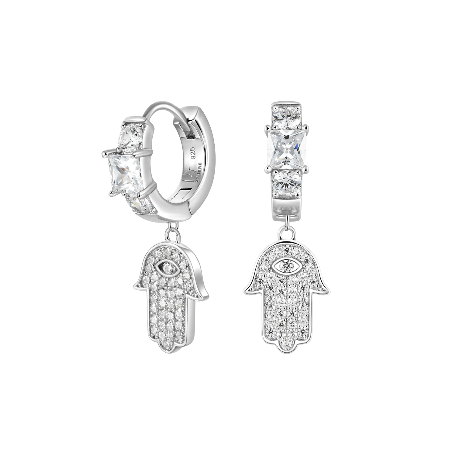 Hamsa Dangly Earring