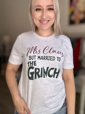 Heather Grey Mrs. Claus Tee