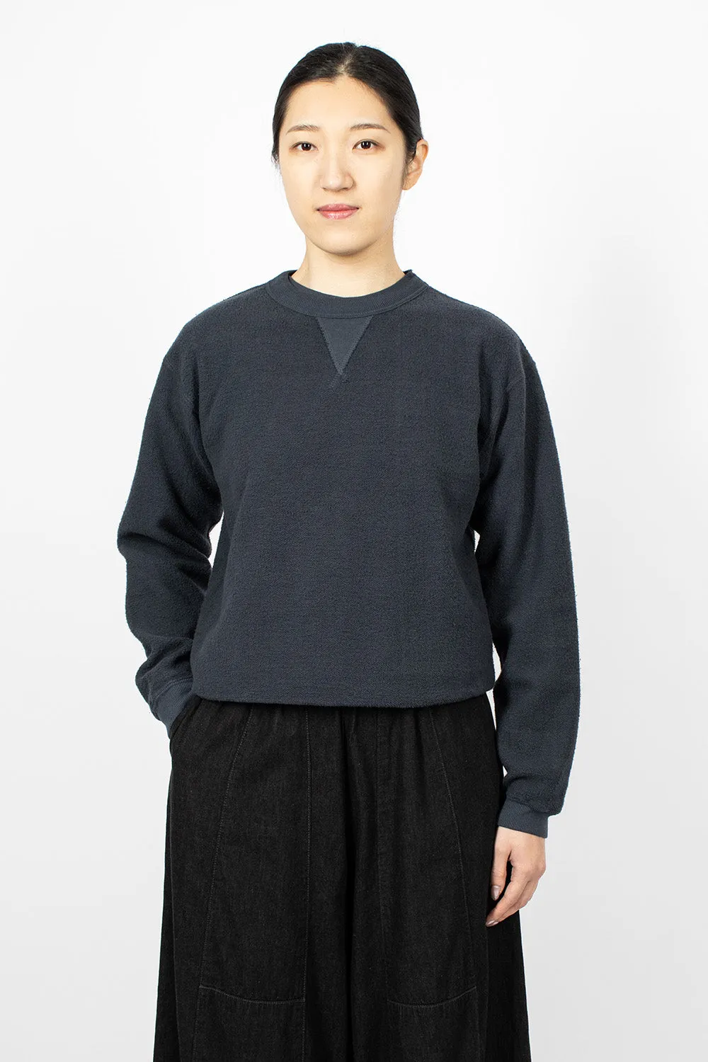 Hina Crew Neck Sweatshirt Sea Storm