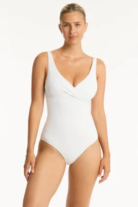 Interlace Cross Front One Piece