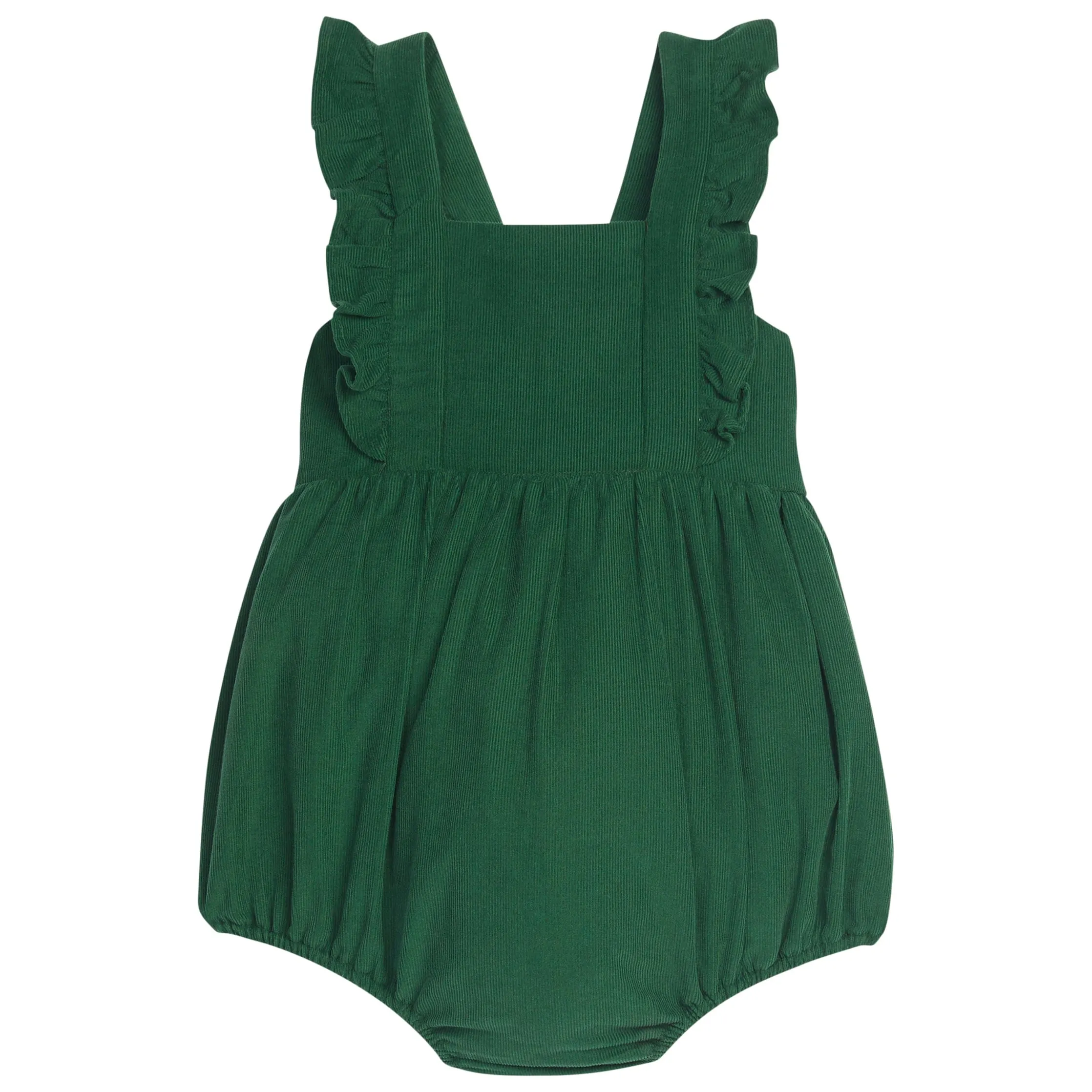 Junie Bubble - Hunter Green Corduroy