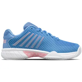 K Swiss Hypercourt Express 2 HB Women Tennis Shoes - Silver Lake Blue/White/Orchid Pink