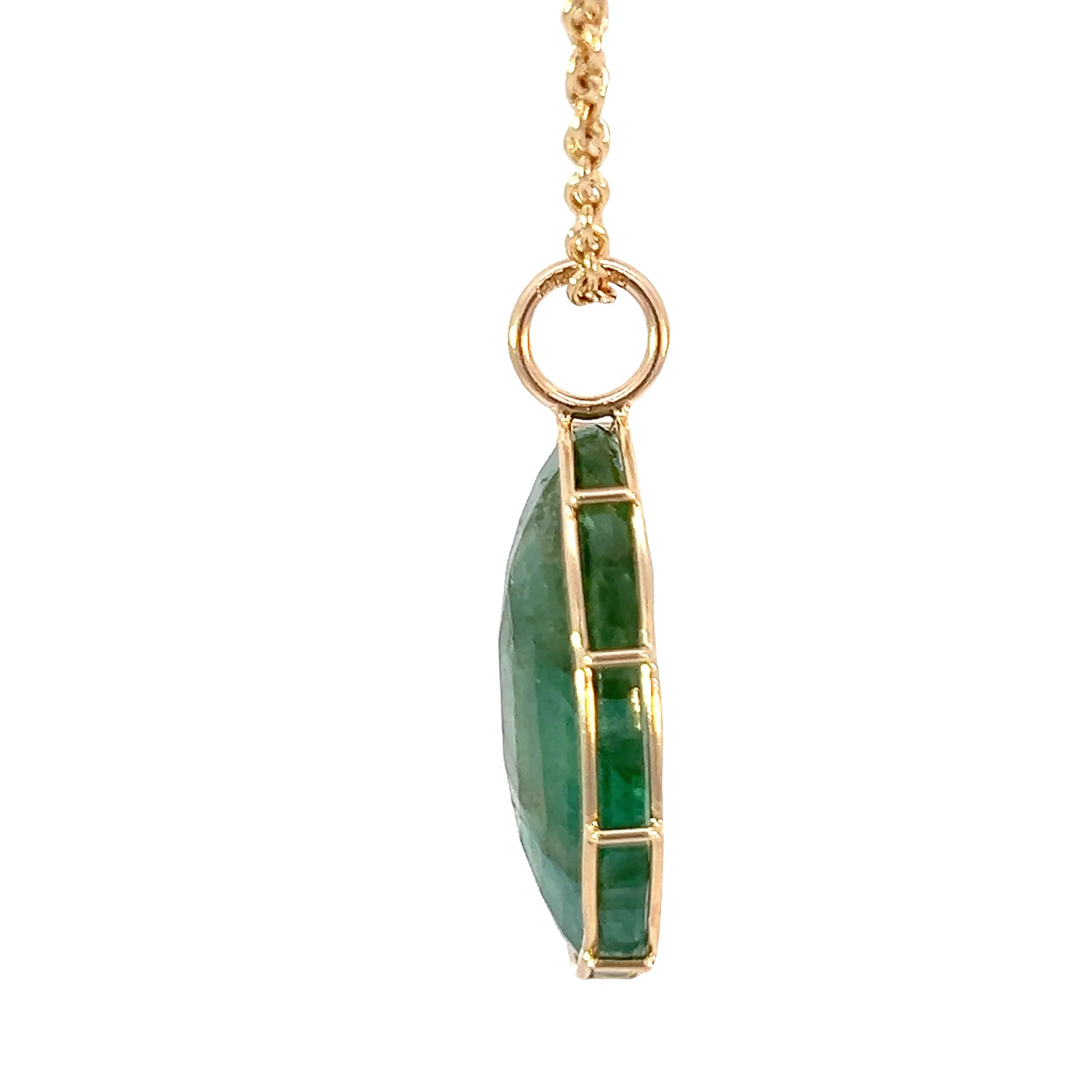 Large Emerald Harriet Stone