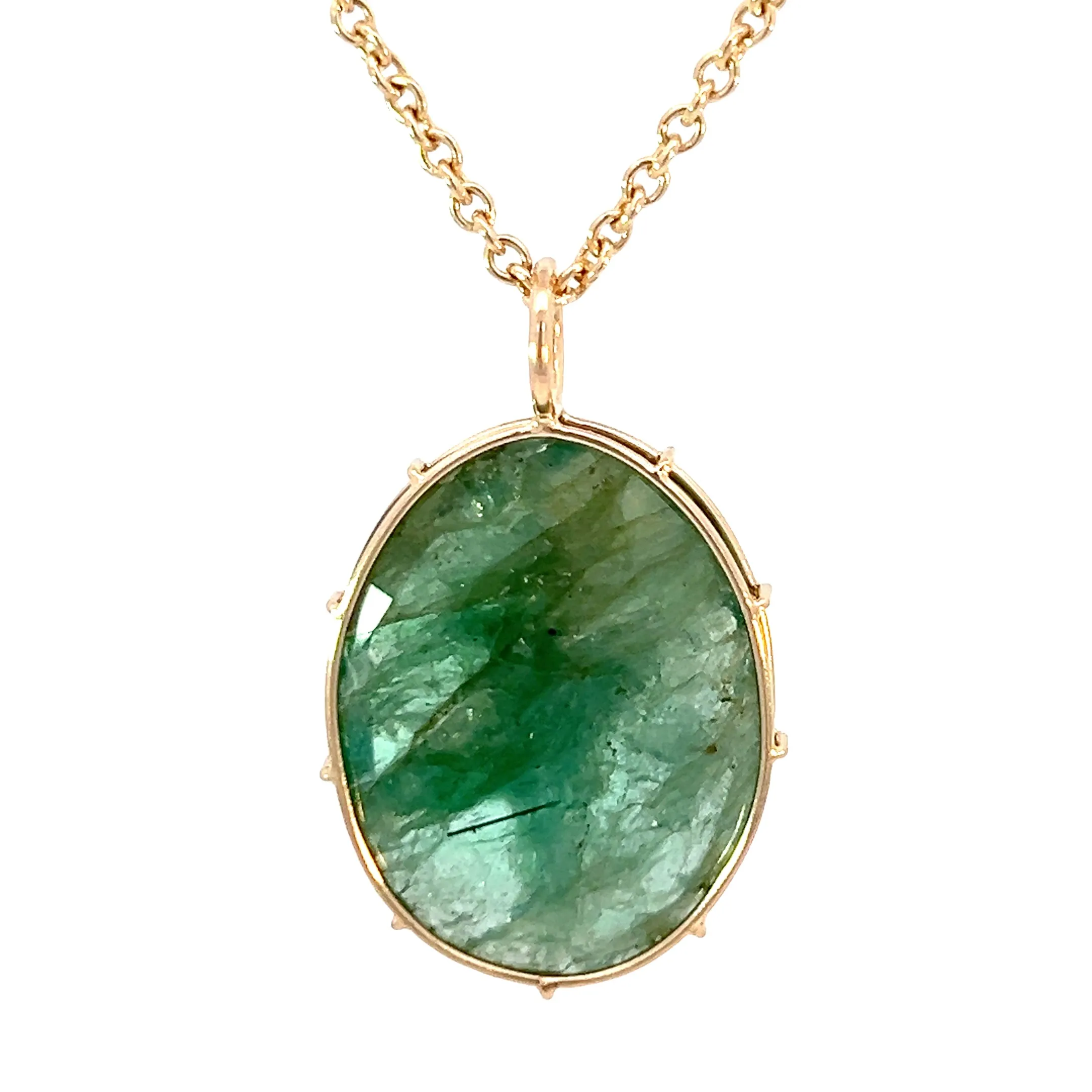 Large Emerald Harriet Stone