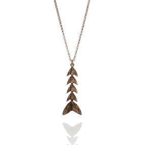 LAX NECKLACE oxidized silver