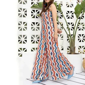 Lounge Wear Multi Printed JumpSuit JU5717