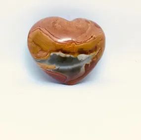 Loves Landscape Polychrome Jasper Heart