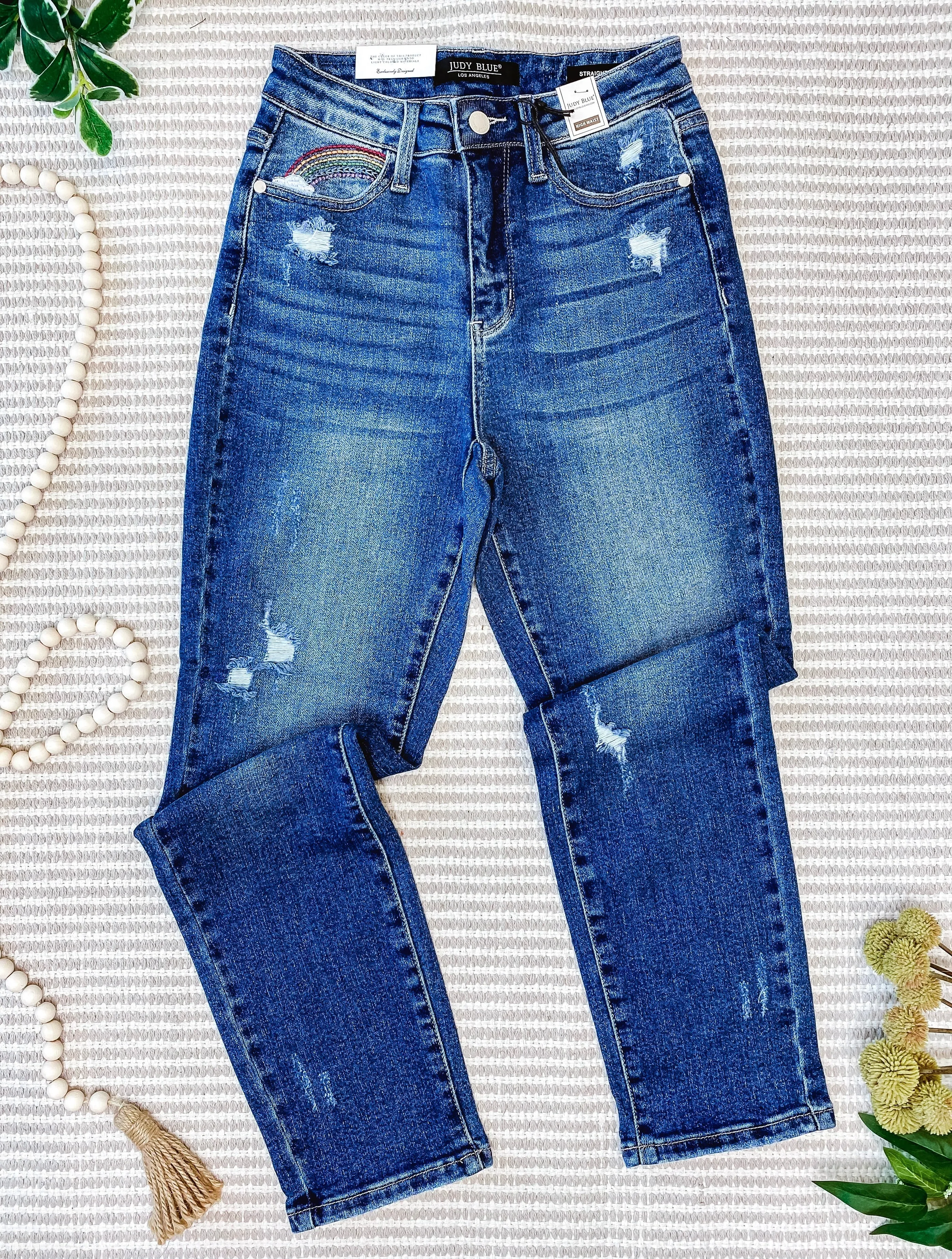 #M917 Rainbow Of Iris Judy Blue Jeans*