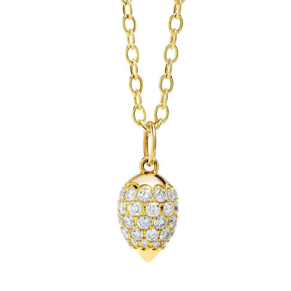 Mogul Diamond Drop Pendant