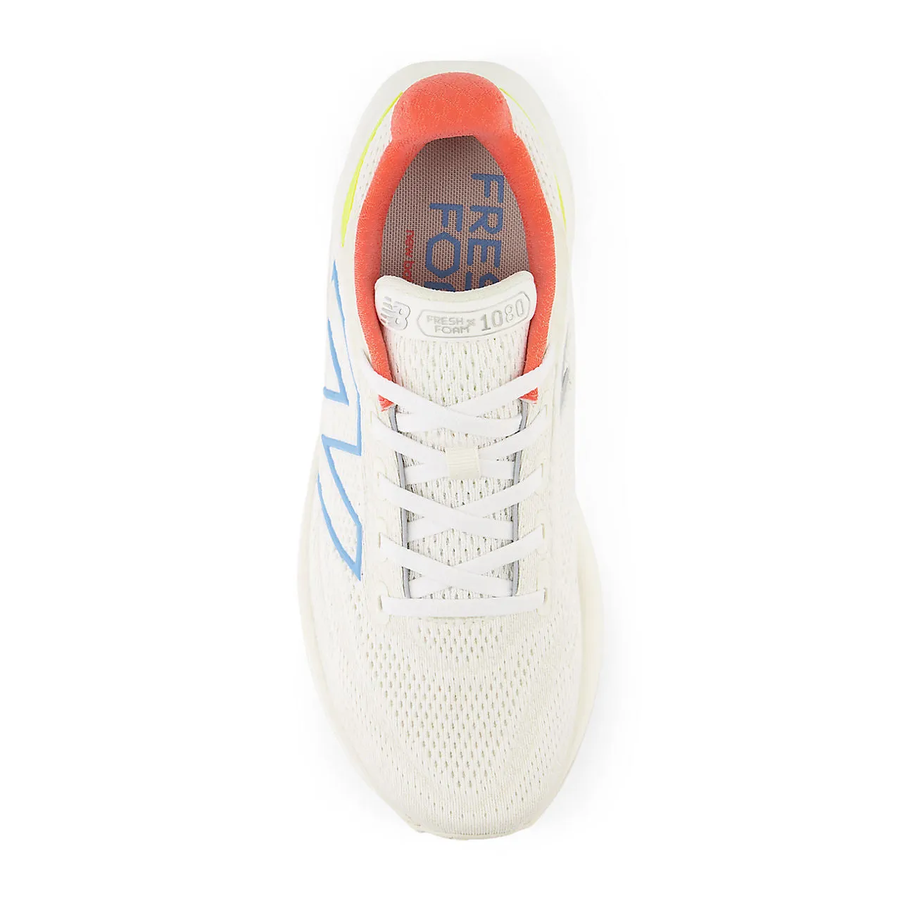 New Balance Fresh Foam X 1080 v13 Wide (Womens) - Sea salt with coastal blue and gulf red