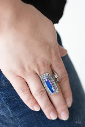 Paparazzi Luminary Luster Blue UV Shimmer Ring