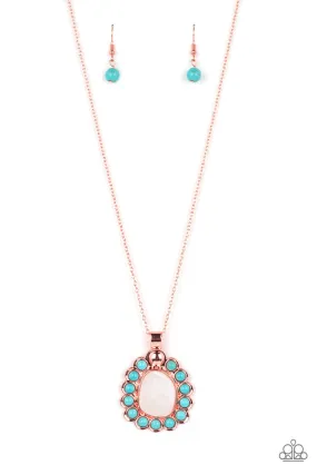 Paparazzi Sahara Sea - Copper Necklace - 2022 Convention Collection